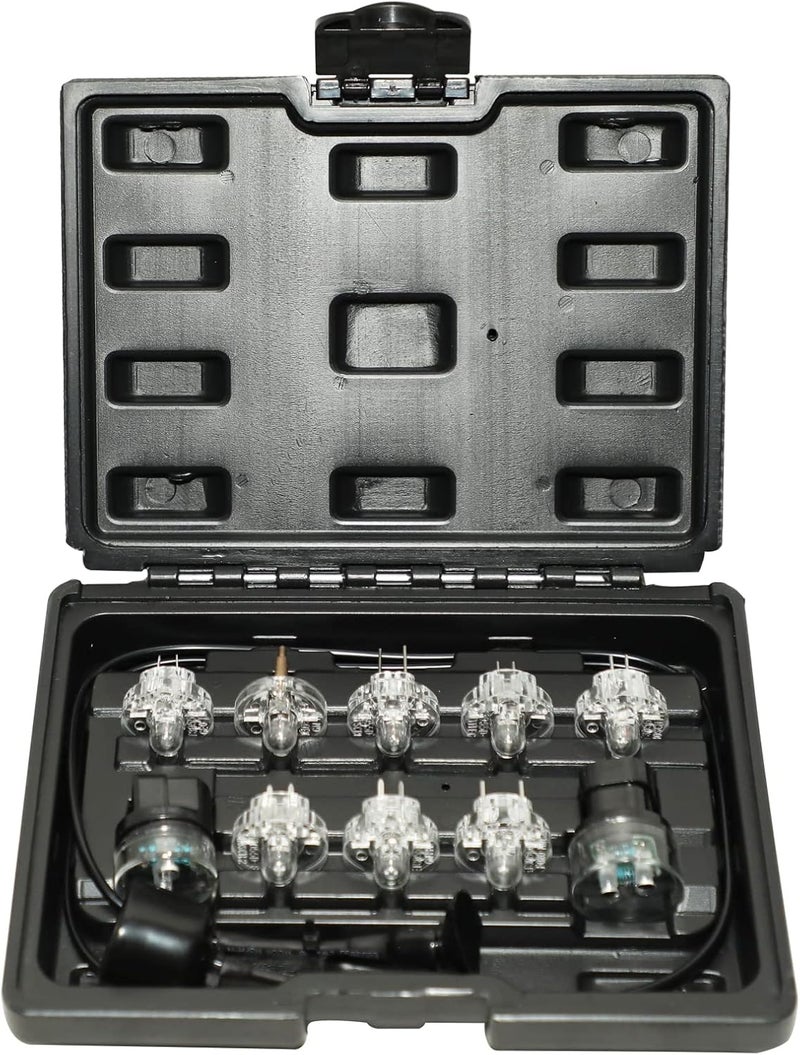 DPTOOL Fuel Injector Noid Light Test Kit Noid Lites IAC Tester Compatible with GM PFI/TBI/SCPI/Multec2 Replacement for Ford TBI Compatible with Bosch2/PFI with Extension - Image 1